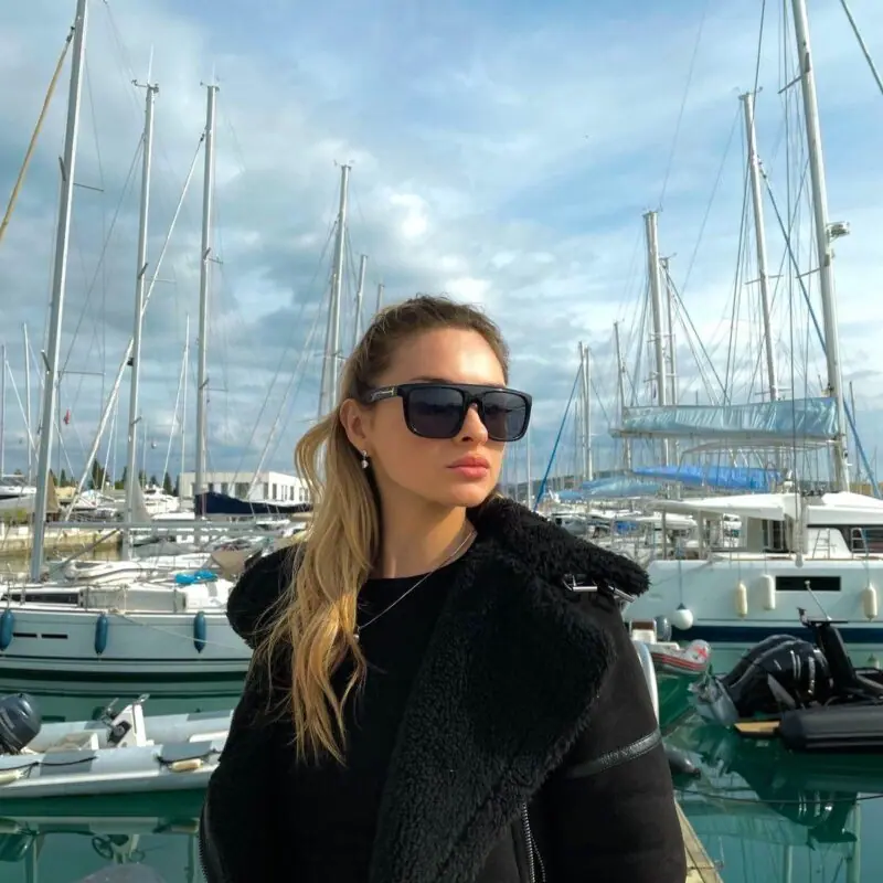 LAVISH Camden – crni okvir, crno staklo - sunčane naočale