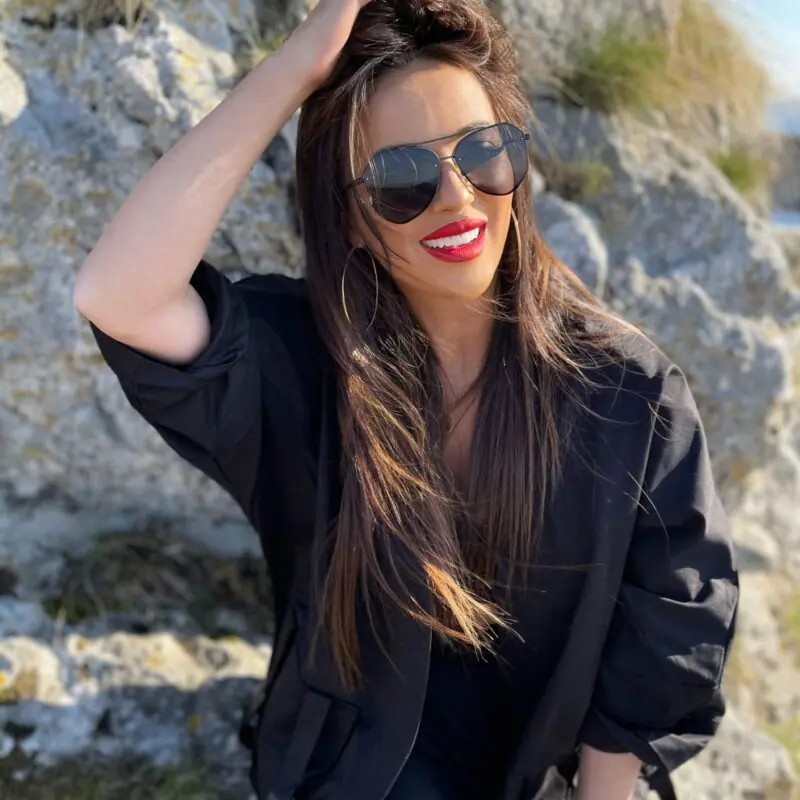 LAVISH Knox – crni okvir, crno staklo - sunčane naočale