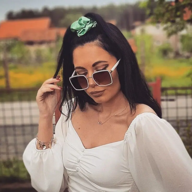 LAVISH Siena – zlatno-smeđi okvir, smeđe staklo s prelazom - sunčane naočale