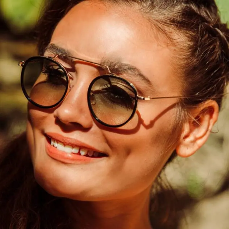 LAVISH Spencer – crni okvir, crno staklo s prelazom - sunčane naočale