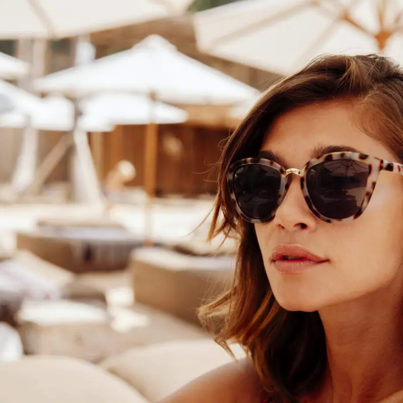 LAVISH Glitz – crni okvir, crno staklo s prelazom - sunčane naočale