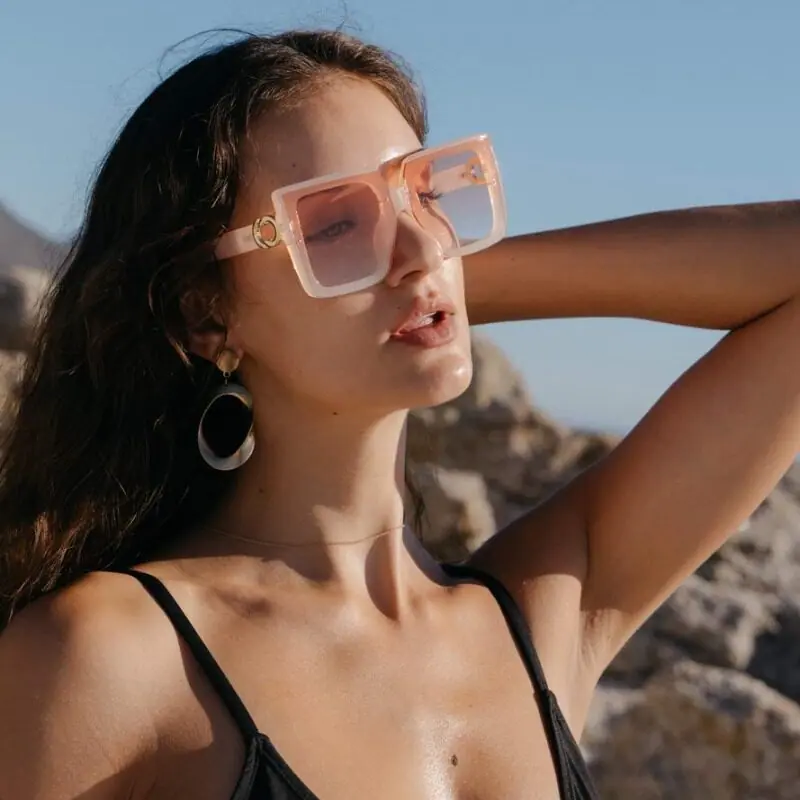 LAVISH Vision – krem okvir, narandžasto staklo s prelazom - sunčane naočale