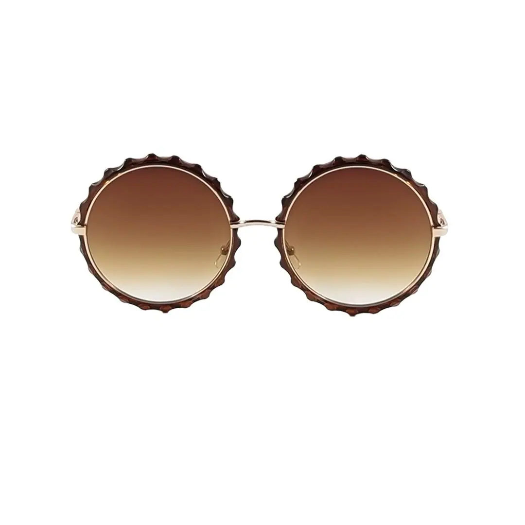 LAVISH Alexis – smeđe-zlatni okvir, smeđe staklo s prelazom – fotografija 2