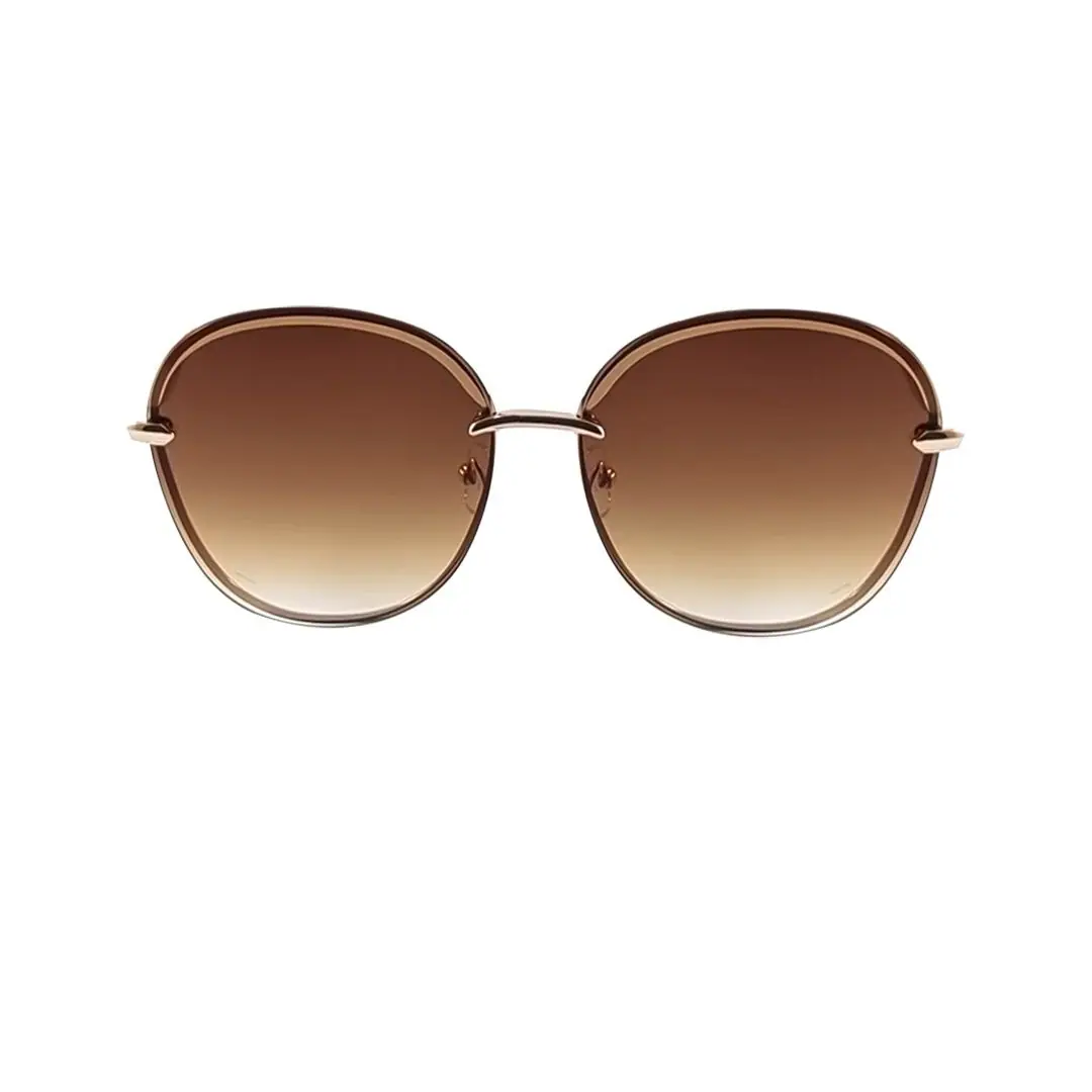 LAVISH Lynna – zlatni okvir, smeđe staklo s prelazom – fotografija 2