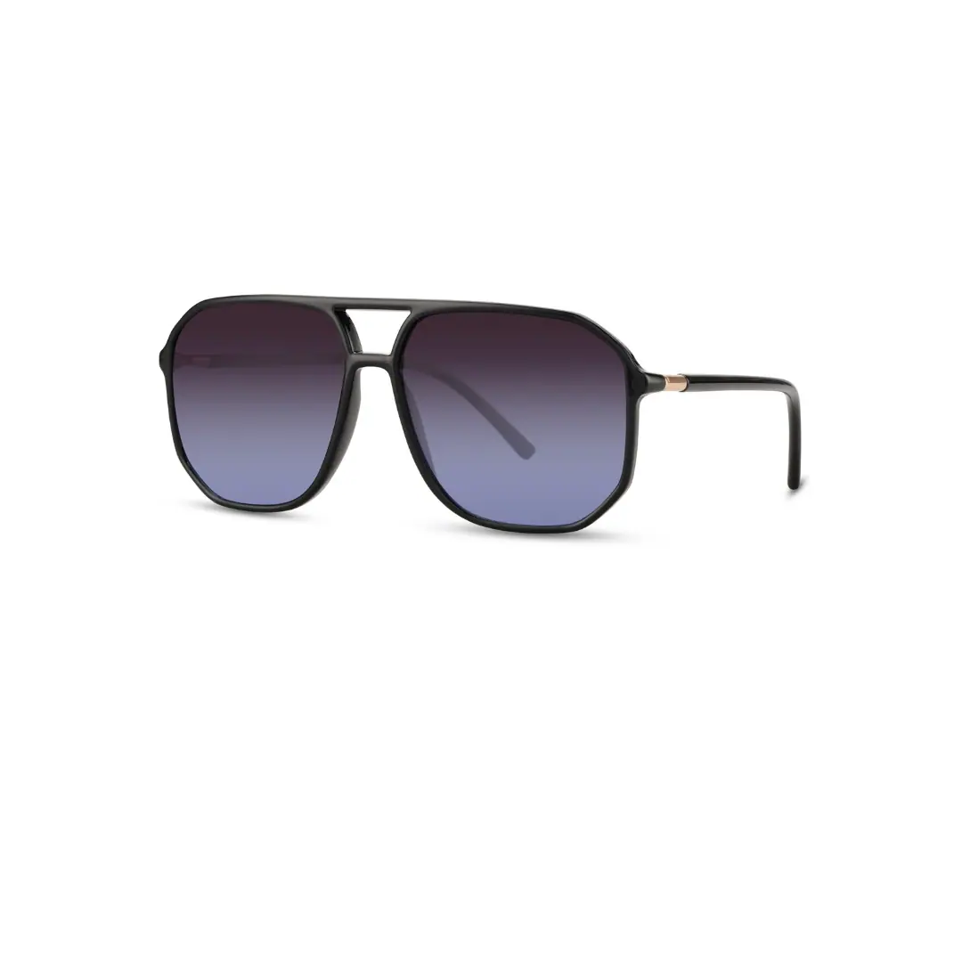 LAVISH Marino – crni okvir, sivo-plavo staklo - sunčane naočale